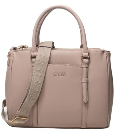 Liu Jo Borsa Nevet, Rose Smoke, 32 x 26 x 13 cm, Similpelle con Tracolla Regolabile