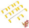 Lurrose Stabilisateur de Clé Satellite pour Clavier Mécanique Accessoire Informatique Compatible Grandes Installation Facile Bricolage Clavier Design Pratique Plaqué Or