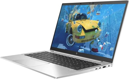 HP EliteBook 845 G8 - Laptop con display FHD da 14 pollici, AMD Ryzen 5 Pro 5650U, 16 GB di RAM, 512 GB SSD, HDMI, WLAN, tastiera QWERTY, Windows 11 Pro (Rifinita)