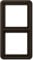 Jung Rahmen CD582BR 2fach, Braun