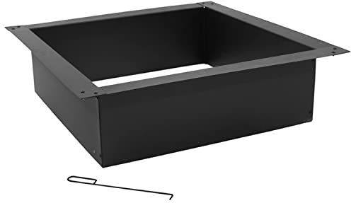 sunnydaze quadratisch schwere Fire Pit rim-make eigenen in-ground Fire Pit, mehrere Größen erhältlich