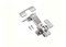 GTV Soft Close 45 Degree Angular Modern Kitchen Cabinet Wardrobe Concealed 35mm Steel Powder Coated Hinge