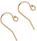 BENECREAT 6 STUCKE 14 Karat Gold Gefullt Ohrring Haken Ball End Ohrring Drahte Baumeln Ohrring Erkenntnisse fur DIY Schmuckherstellung - 20x11mm