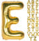 Große Mylar Folie Helium Brief Luftballons 40 Zoll Gold Luftballons Alphabet Buchstaben für Geburtstag Brautdusche Jubiläumsdekorationen(Letter E)