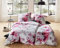 Bettwaesche-mit-Stil Mako Satin Blumen Bettwäsche Magnolie rosa türkis - Kissenbezug 40x80 cm - 100% Baumwolle