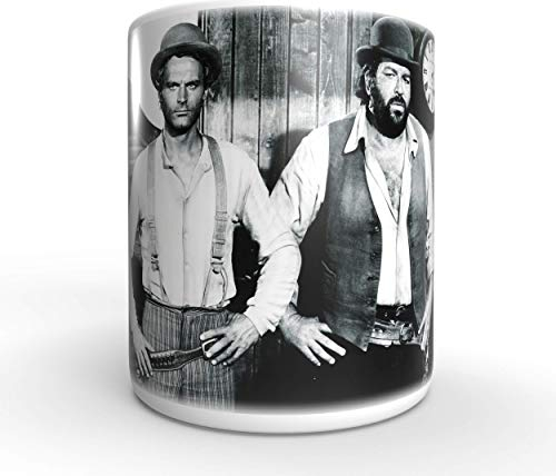 Terence Hill Brüder - Vier Fäuste für ein Halleluja Bud Spencer - Tasse rund (330ml)