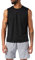 MEETYOO Herren Tank Top Achselshirts Sport Ärmelloses Shirt Unterhemd Fitness Sleeveless Für Running Jogging Gym Vest, Schwarz, L EU