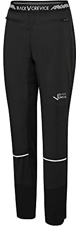 Black Crevice Damen Skitourenhose, schwarz, 38
