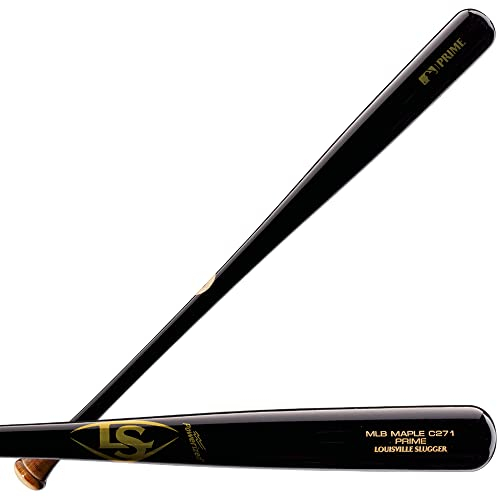 Louisville Slugger Unisex-Erwachsene MLB Prime C271 Maple 31 Baseballschläger, schwarz