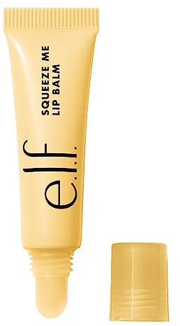 e.l.f. Squeeze Me Lip Balm, Moisturising Lip Balm For A Sheer Tint Of Colour, Infused With Hyaluronic Acid, Vegan & Cruelty-free, Vanilla Frosting