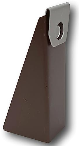 K-TEC Aluminium-Dachrinnenkeil für 12,7 cm K-Stil Dachrinnen - Verwenden Sie es, um Ihre Regenrinnen zu nivellieren, wenn die Blende in einem Winkel ist. Zur Verwendung mit 3/12 bis 5/12 Dachneigung