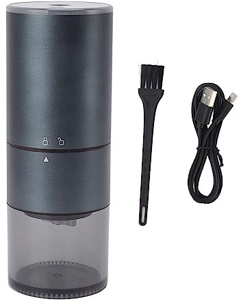 Molinillo de café eléctrico, Molinillo de café multifuncional 200W Molinillo de especias Recipiente extraíble con cuchillas de acero inoxidable, Libre de BPA, Incluye Cepillo de Limpieza(Azul)
