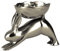 EGLO LIVING Dekoschale Ostern Ambalava, Deko Schale mit Osterhase, Elegante Osterschale zum Dekorieren, Osterdeko aus Aluminium in Silber, 20 x 15 cm