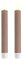 Deluxe Homeart Stabkerze 2 Stück 15 cm - Rose