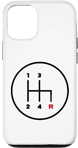 iPhone 12/12 Pro Car Manual Gear Shifter Knob Pattern (4 Speed) Case