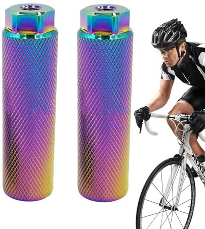Fahrradpedal, Verlängerung für Fahrradpedal, Verlängerung für Fahrraderhöhung, Halterung für Fahrradbeine aus Aluminiumlegierung, schillernde Farben, Ersatz von Pedalen, Fußstütze