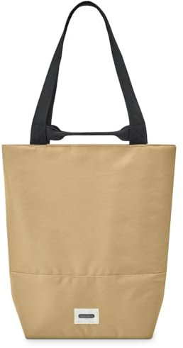 Black+Blum Insulated Tote Bag, 16L - Leak Proof Tote Bag for Adults with Zip - Made with Recycled PET and BPA Free - Food Bag for On The Go, Clay