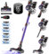 Authmic Akku Staubsauger, 45000Pa Kabelloser staubsauger, Staubsauger Kabellos mit Touchscreen, H13 HEPA, bis zu 50 Minuten, Anti-Tangle-Bürste, für Hartböden, Teppich, Tierhaare