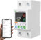 Jadeshay Interruptor Automático WiFi,63A Medidor de Consumo Electrico Monofasico Amperímetro Voltímetro Retroiluminación de Pantalla de Color con Protección contra Sobretensión y Subtensión y Fugas