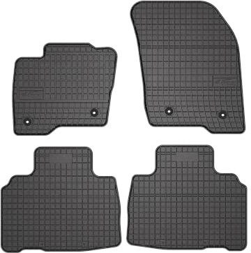 Wielganizator SolidPRO Gummimatten passend für Ford Edge MK2 (2014-) | Qualität: Premium - Genaue Passform, rutschfest 4-teilig Fußmatten- Schwarz