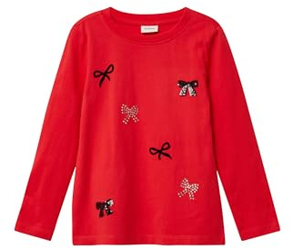 s.Oliver Langarm-Jerseyshirt mit Schleifen-Details