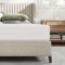Novilla Matelas 140x200 cm, 14cm, Matelas en Mousse en Fibre de Bambou Déhoussable, 7 Zones, Deux Faces Utilisable