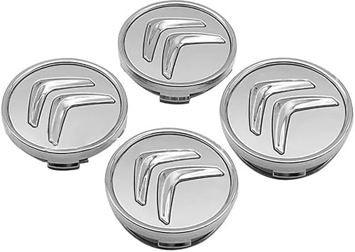 LJJWIW 4 Pièces Voiture Cache Moyeux pour Citroen Berlingo Van 2019-onwards,Capuchons Centre Roue Moyeu Enjoliveur Jantes Enjoliveurs Résistant Corrosion Accessoires,B