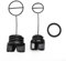 Coperchi di ricambio per olio combustibile per motoseghe McCulloch per 335 338 436 438 440 441 per 442, 2 coperture per serbatoio, OEM # 577858501, 530010846