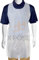 Xpose Safety Disposable White Poly Aprons 1 Box (100 Count)
