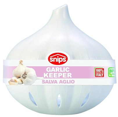 Snips Fresh Savers Ajo Keeper, Crema, 1-Piece