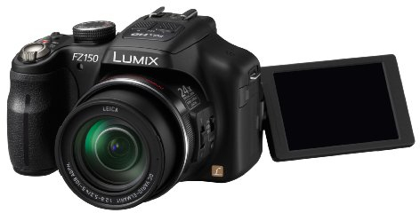 Panasonic Lumix DMC-FZ150EGK Appareil Photo numérique 12 mégapixels, Zoom Optique 24 x, écran 7,5 cm (3), vidéo Full HD, stabilisateur d'image (Noir) (Import Allemagne)
