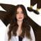 Ugeat Echthaar Extensions Remy Bonding Tips Dunkelbraun 45 cm Hot Fusion Flat Hair Keratin Haarverlangerung Glue in Sticks 1G/S 50Gramm/Paket