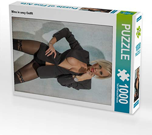 CALVENDO Puzzle Mina in sexy Outfit 1000 Teile Puzzle hoch | Lege-Größe cm Foto-Puzzle für glückliche Stunden