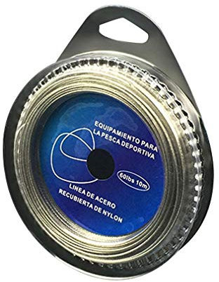 Cuiyoush - Lenza da pesca con 7 fili intrecciati in acciaio INOX, 10 m - 54,4 kg, 30 lbs