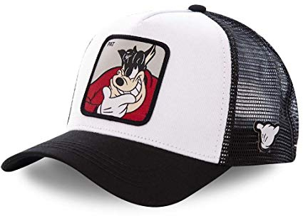 Capslab Kater Karlo Disney Collab White/Black Trucker Cap - One-Size