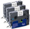 3x XemaX Schriftband Kompatibel für Brother P-Touch TZe-221 TZe221 für Brother P-Touch Bänder 9mm für Brother Beschriftungsgerät PT-1010 H105 H100LB 1000 P300BT H100R D400 E100 H110, Schwarz auf weiß