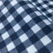 Egurs Klassisch Kariertes Muster Baumwollstoff Meterware,100cmm x 150cm Blaues weiße Plaid