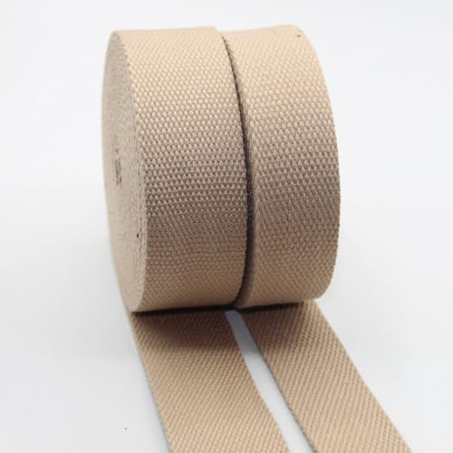 Leduc 5 m GurtBand aus schwerem Baumwolle, Beige (41) 3 cm