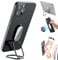Phone Ring Holder Finger Kickstand, 360° Rotation Cell Phone Ring Holder Stand Metal Phone Back Grip for Magnetic Car Mount Foldable Cell Phone Stand Compatible with Most Smartphones