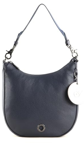 Mandarina Duck Damen Mellow Leather Damen Handtasche, Dress Blue, 26x28x9,5 (L x H W) EU
