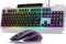 AULA T102 104 Keys Gaming Keyboard and Mouse Combo with RGB Backlit, Quiet Membrane Keyboard, All-Metal Panel, Waterproof Light Up PC Keyboard, USB Wired, for MAC Xbox PC Gamer