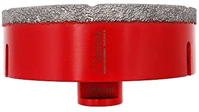 SHDIATOOL Diamond Core Drill Bit,Hole Saw Diameter 125MM 5 M14 Thread Vacuum Brazed for Concrete Granite Marble Porcelain Tile Masonry Brick