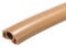 PATIKIL Floor Cord Cover Cable Protector 0.35 W x 0.28 H 3.3ft Light Brown Self Adhesive Cable Management for Home Office