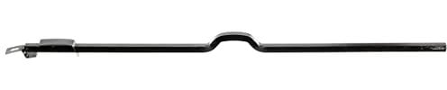 Alberts 309237 Barra di sicurezza per persiane a battente, acciaio quadrato, nero, 980 x 16 x 16 mm