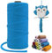 LEREATI Macrame Cord 3mm x 100m, Single Strand Thick Macrame Rope Yarn Natural Cotton Cord, Craft Macrame String for Plant Hanger, Wall Hanging, Knitting, DIY, Home Decorations (Lake Blue)