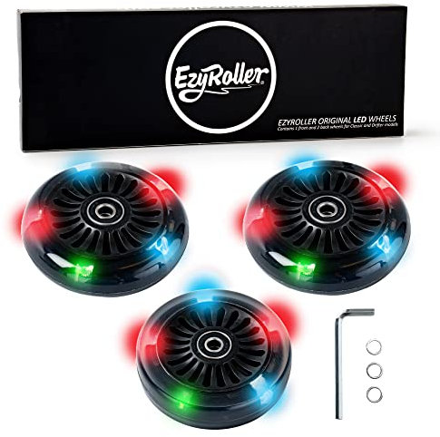 EzyRoller Ersatz-LED-Rollen 96 mm 2 Stück passend für Classic, Drifter oder Drifter X