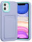 ZCDAYE Case for iPhone 11, Soft Silicone Phone Case with Card Holder, Silky Touch Slim Protective Phone Cover for iPhone 11 (6.1 inch), Purple