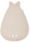 Julius Zöllner Babyschlafsack gefüttert Musselin 2,5 TOG Gr. 50/56 | 100% Baumwollmusselin | Oeko-TEX Standard 100 | Sand