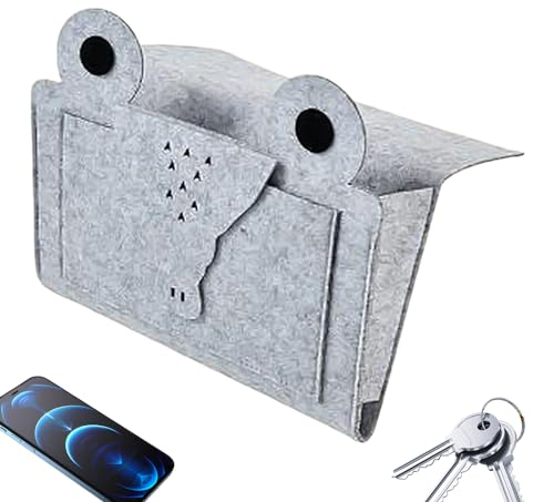 Nachttisch Organizer, Betttasche Zum Einhängen, Raumorganisatoren Und Aufbewahrung - Organizer Für Etagen- Und Krankenhausbetten, Bettgitter In Schlafsälen, Platz Für Brillen, Bücher, Mobiltelefone