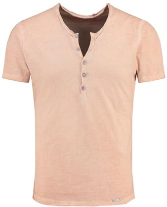 Key Largo Herren Lemonade Button T-Shirt, Sepia Rose (1339), L EU